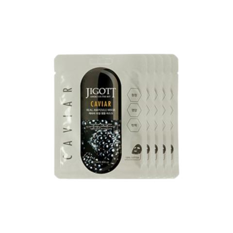 Jigott - Real Ampoule Mask Caviar - 1pc (5ea) Set Jigott - Real Ampoule Mask Caviar - 1pc (5ea) Set