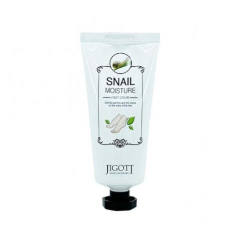 Jigott - Snail Moisture Crème pour les pieds - 100ml