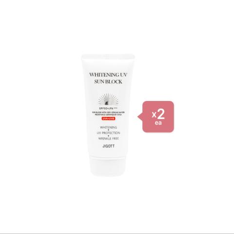 JIGOTT - Whitening UV Sun Block SPF 50+/PA+++ (2ea) Set JIGOTT - Whitening UV Sun Block SPF 50+/PA+++ (2ea) Set