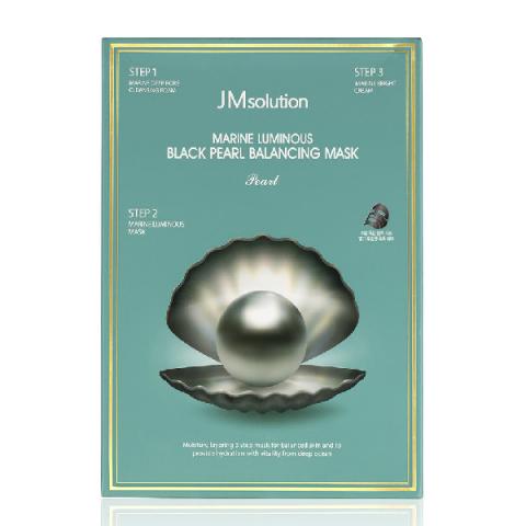 JMsolution -Masque d'Équilibre Perle Noire Lumineuse Marine - 10pièces