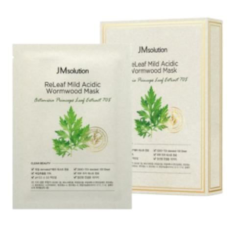 JMsolution - ReLeaf Mild Acidic Masque d'absinthe - 10pièces JMsolution - ReLeaf Mild Acidic Masque d'absinthe - 10pièces