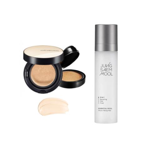 JUNGSAEMMOOL - Essential Skin Nuder Cushion SPF50+ PA+++ (With Refill) - 14g+14g - 13 Fair (1ea) + Essential Mool Micro... JUNGSAEMMOOL - Essential Skin Nuder Cushion SPF50+ PA+++ (With Refill) - 14g+14g - 13 Fair (1ea) + Essential Mool Micro...