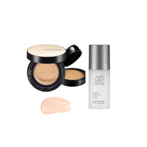 JUNGSAEMMOOL - Essential Skin Nuder Cushion SPF50+ PA+++ (With Refill) - 14g+14g - 17 Fair-Pink (1ea) + Essential Mool Micro... JUNGSAEMMOOL - Essential Skin Nuder Cushion SPF50+ PA+++ (With Refill) - 14g+14g - 17 Fair-Pink (1ea) + Essential Mool Micro...