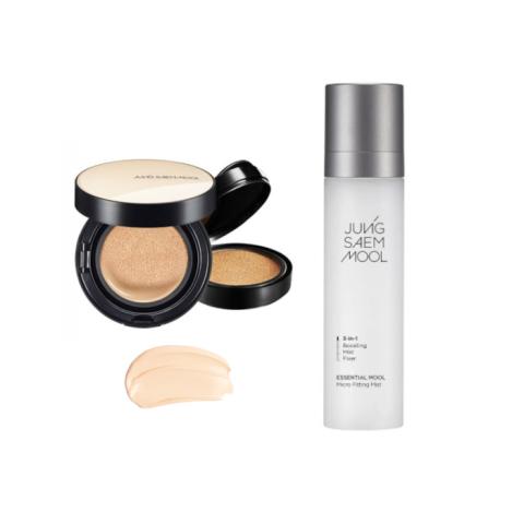 JUNGSAEMMOOL - Essential Skin Nuder Cushion SPF50+ PA+++ (With Refill) - 14g+14g - 17 Fair-Light (1ea) + Essential Mool Micro... JUNGSAEMMOOL - Essential Skin Nuder Cushion SPF50+ PA+++ (With Refill) - 14g+14g - 17 Fair-Light (1ea) + Essential Mool Micro...