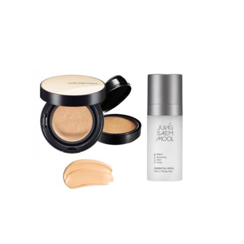 JUNGSAEMMOOL - Essential Skin Nuder Cushion SPF50+ PA+++ (With Refill) - 14g+14g - 19 Light (1ea) + Essential Mool Micro... JUNGSAEMMOOL - Essential Skin Nuder Cushion SPF50+ PA+++ (With Refill) - 14g+14g - 19 Light (1ea) + Essential Mool Micro...