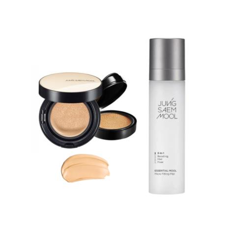JUNGSAEMMOOL - Essential Skin Nuder Cushion SPF50+ PA+++ (With Refill) - 14g+14g - 19 Light (1ea) + Essential Mool Micro... JUNGSAEMMOOL - Essential Skin Nuder Cushion SPF50+ PA+++ (With Refill) - 14g+14g - 19 Light (1ea) + Essential Mool Micro...