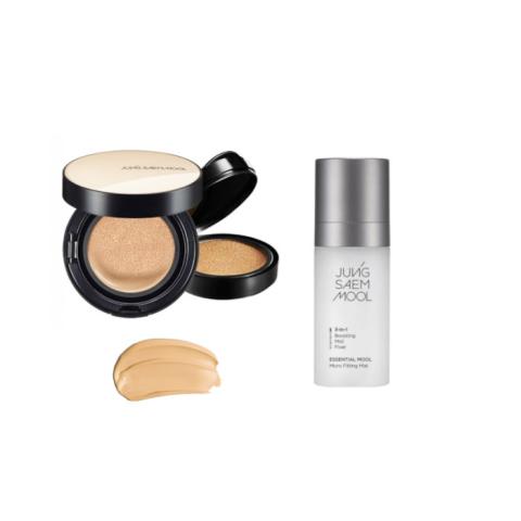 JUNGSAEMMOOL - Essential Skin Nuder Cushion SPF50+ PA+++ (With Refill) - 14g+14g - 21 Medium (1ea) + Essential Mool Micro... JUNGSAEMMOOL - Essential Skin Nuder Cushion SPF50+ PA+++ (With Refill) - 14g+14g - 21 Medium (1ea) + Essential Mool Micro...