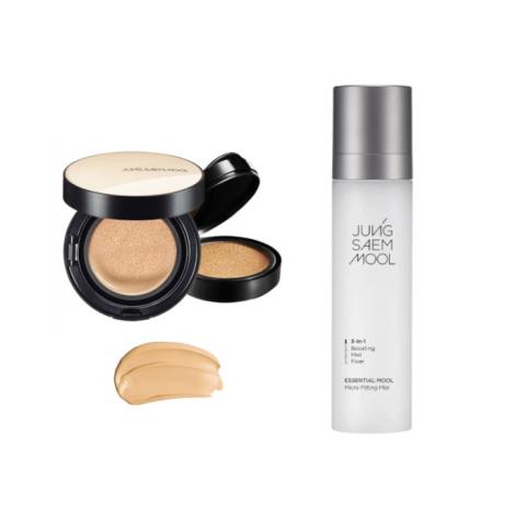JUNGSAEMMOOL - Essential Skin Nuder Cushion SPF50+ PA+++ (With Refill) - 14g+14g - 21 Medium (1ea) + Essential Mool Micro... JUNGSAEMMOOL - Essential Skin Nuder Cushion SPF50+ PA+++ (With Refill) - 14g+14g - 21 Medium (1ea) + Essential Mool Micro...