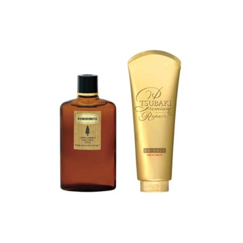 KAMINOMOTO x Shiseido Hair Serum Treatment Repair Set KAMINOMOTO x Shiseido Hair Serum Treatment Repair Set