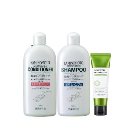 KAMINOMOTO X SOME BY MI Hair Care Shampoo & Conitioner & Treatment Set KAMINOMOTO X SOME BY MI Hair Care Shampoo & Conitioner & Treatment Set