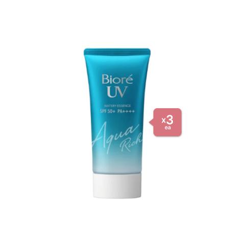 Kao - Biore - Set UV Aqua Rich, Essence larmoyants (3ea) Kao - Biore - Set UV Aqua Rich, Essence larmoyants (3ea)