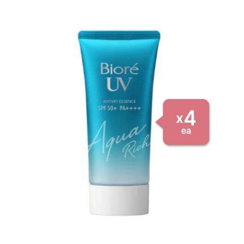 Kao - Biore - Set UV Aqua Rich, Essence larmoyants (4ea) Kao - Biore - Set UV Aqua Rich, Essence larmoyants (4ea)
