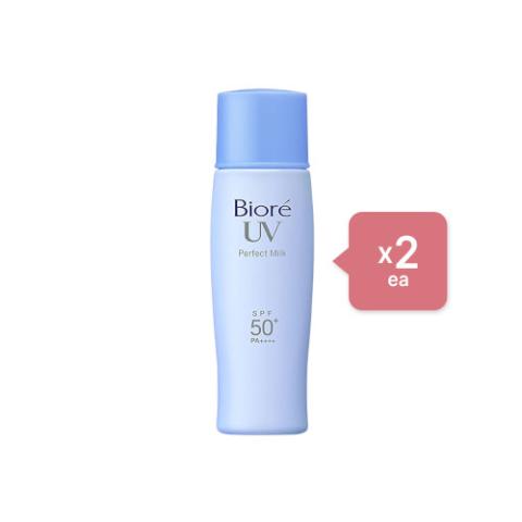 Kao - Biore UV Sunscreen Perfect Milk SPF50+ PA++++ - 40ml - 2pcs Kao - Biore UV Sunscreen Perfect Milk SPF50+ PA++++ - 40ml - 2pcs