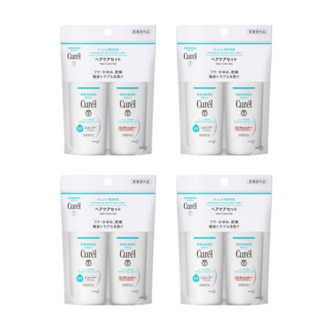 Kao - Curel Intensive Moisture Care Hair Care Set - 1set(45ml+45ml) (4ea) Set Kao - Curel Intensive Moisture Care Hair Care Set - 1set(45ml+45ml) (4ea) Set