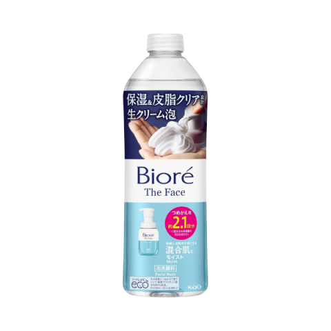 Kao - Recharge hydratante pour nettoyant moussant visage Biore - 340ml Kao - Recharge hydratante pour nettoyant moussant visage Biore - 340ml