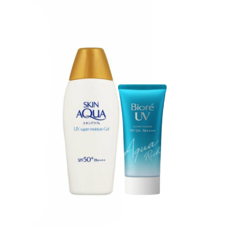 Kao x Rohto Mentholatum UV Aqua Moisture ensemble de crème solaire Kao x Rohto Mentholatum UV Aqua Moisture ensemble de crème solaire