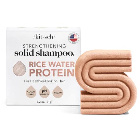 KITSCH - Shampoing solide à l'eau de riz pour la croissance des cheveux - 91g KITSCH - Shampoing solide à l'eau de riz pour la croissance des cheveux - 91g