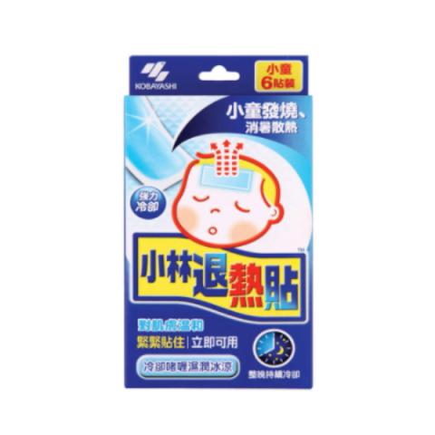 Kobayashi - Patch de gel rafraîchissant pour enfant - 6pièces Kobayashi - Patch de gel rafraîchissant pour enfant - 6pièces