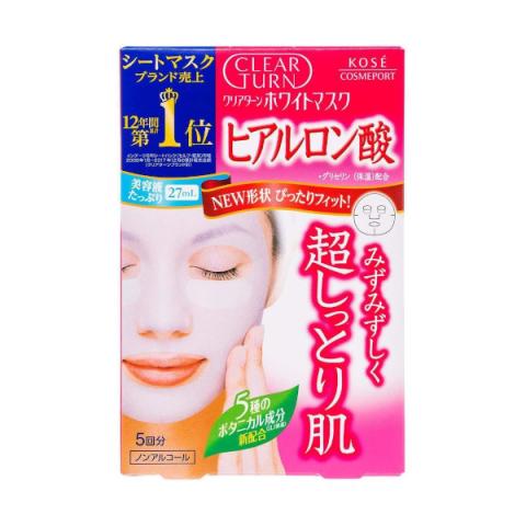 Kose - Clear Turn Blanc - Hyaluronic Acid Mask - 1pièce