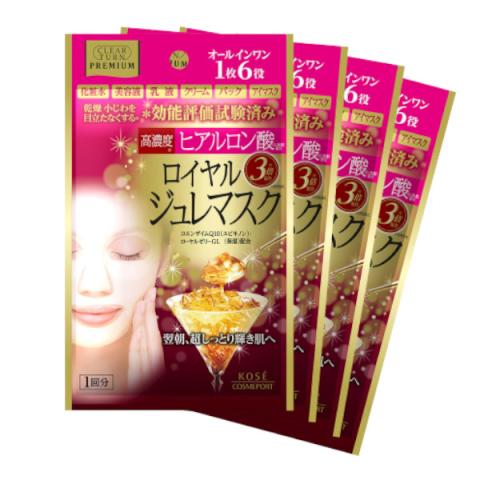 Kose - Clear Turn - Premium - Royal Jelly Mask - Hyaluronic Acid - Kose - Clear Turn - Premium - Royal Jelly Mask - Hyaluronic Acid -