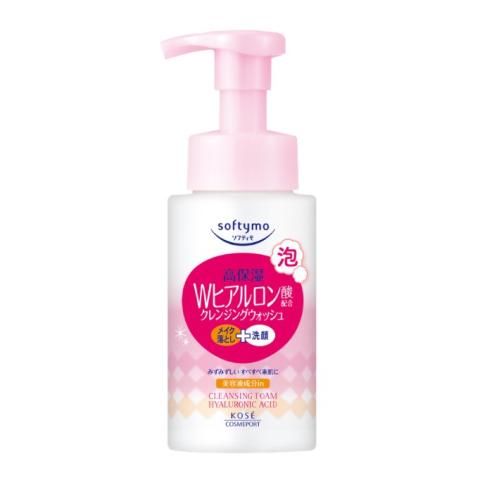 Kose - Softymo - W Mousse Nettoyante Acide Hyaluronique - 200ml Kose - Softymo - W Mousse Nettoyante Acide Hyaluronique - 200ml