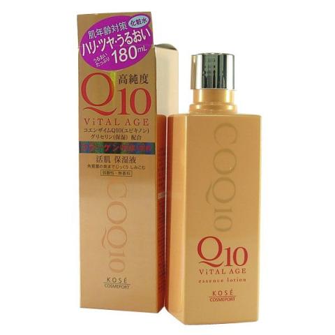 Kose - Vital Age Q10 Lotion d'essence Vital Age Q10 - 180ml Kose - Vital Age Q10 Lotion d'essence Vital Age Q10 - 180ml