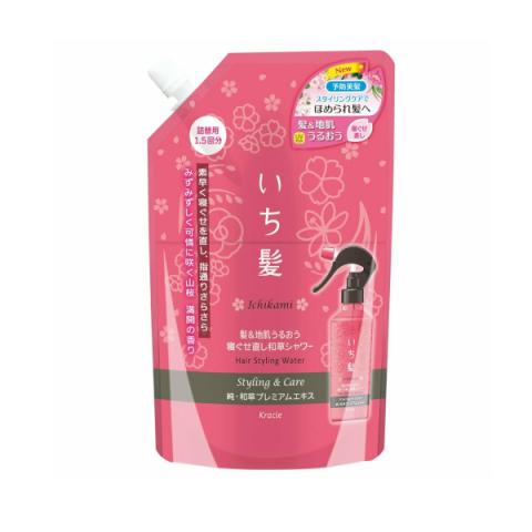 Kracie - Ichikami Recharge d'eau coiffante - 375ml Kracie - Ichikami Recharge d'eau coiffante - 375ml