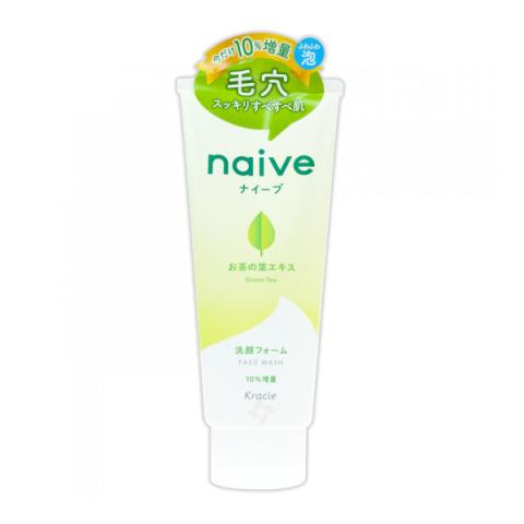 Kracie - Nettoyant visage naïf - 143g - Green Tea