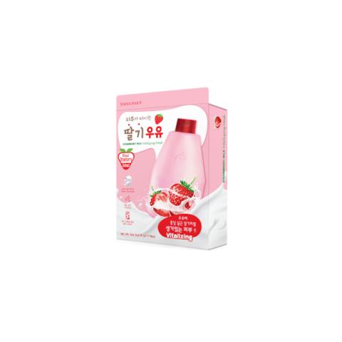 Kwailnara - Strawberry Milk Vitalizing Mask - 10pièces Kwailnara - Strawberry Milk Vitalizing Mask - 10pièces