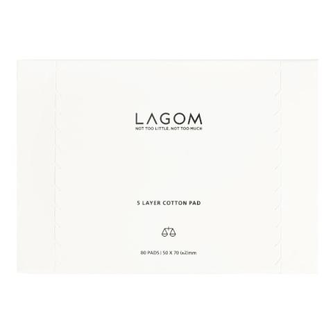 LAGOM - Tampon en coton à 5 couches - 80pièces LAGOM - Tampon en coton à 5 couches - 80pièces