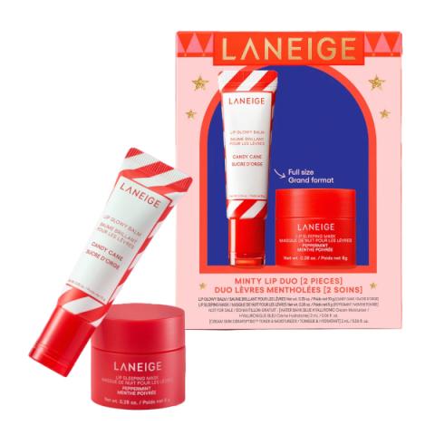 LANEIGE - Duo pour les lèvres à la menthe (Édition limitée pour les fêtes) - 10g + 8g LANEIGE - Duo pour les lèvres à la menthe (Édition limitée pour les fêtes) - 10g + 8g
