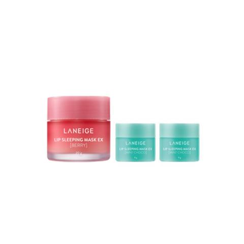 LANEIGE - Lip Sleeping Mask EX - 20g - Berry (1ea) + Lip Sleeping...