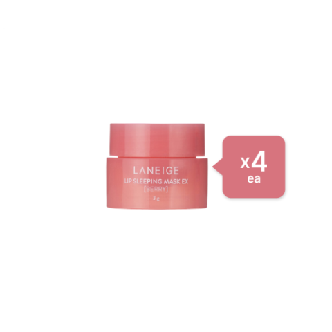 LANEIGE - Lip Sleeping Mask EX - 3g - Berry (4ea) Set LANEIGE - Lip Sleeping Mask EX - 3g - Berry (4ea) Set