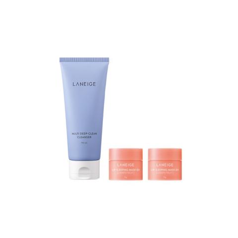 LANEIGE - Multi Deep Clean Cleanser - 150ml (1ea) + Lip Sleeping... LANEIGE - Multi Deep Clean Cleanser - 150ml (1ea) + Lip Sleeping...