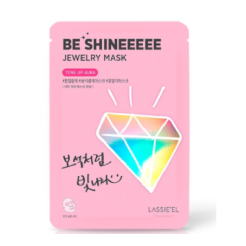 Lassieel - Be Shine Jewelry Masque Pack Tone-up Aura - 5pièces