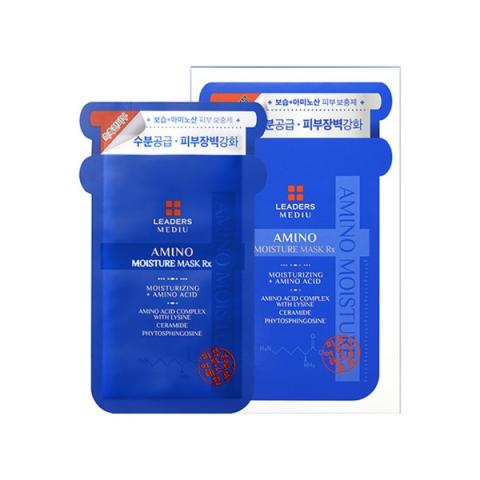 Leaders - Mediu Amino Moisture Mask Rx - 10pièces Leaders - Mediu Amino Moisture Mask Rx - 10pièces