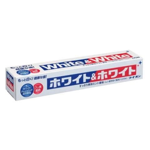 LION - Dentifrice blanc et blanc - 1pc LION - Dentifrice blanc et blanc - 1pc