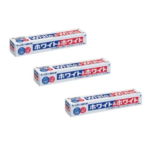 LION - Dentifrice Blanc & Blanc - 3pièces LION - Dentifrice Blanc & Blanc - 3pièces