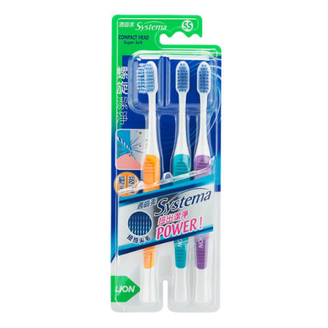 LION - Systema Brosse à Dents Spirale Super Douce - Couleur... LION - Systema Brosse à Dents Spirale Super Douce - Couleur...