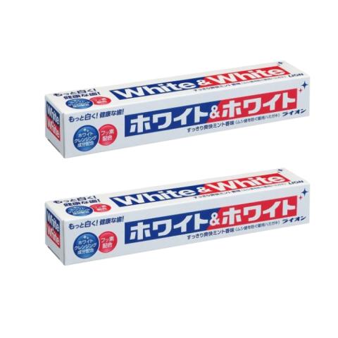 LION - White & White Toothpaste (2ea)