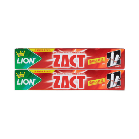 LION - Zact - Ensemble de dentifrice japonais pour fumeur - 150g*2