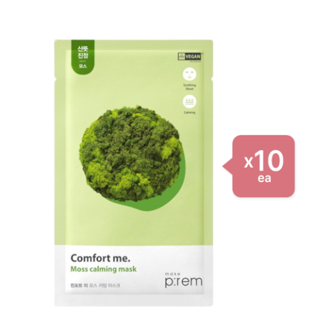 make p:rem - Comfort Me. Moss Calming Mask - 10(ea) Set make p:rem - Comfort Me. Moss Calming Mask - 10(ea) Set