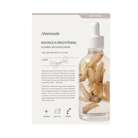 Mamonde - Masque Flower Lab Essence - Magnolia Brightening - 1pièce