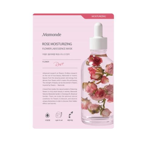 Mamonde - Masque Flower Lab Essence - Rose Moisturizing - 1pièce Mamonde - Masque Flower Lab Essence - Rose Moisturizing - 1pièce