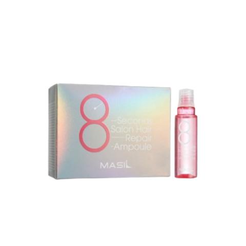 Masil - Ampoule de réparation de cheveux de salon de 8 secondes - 15ml/10ea Masil - Ampoule de réparation de cheveux de salon de 8 secondes - 15ml/10ea