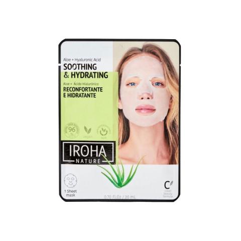 Masque visage tissu hydratant IROHA Masque visage tissu hydratant IROHA