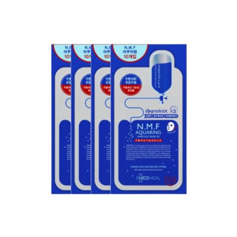 Mediheal Set de N.M.F Aquaring Masque Ampoule EX - 10pièces (4ea) Mediheal Set de N.M.F Aquaring Masque Ampoule EX - 10pièces (4ea)