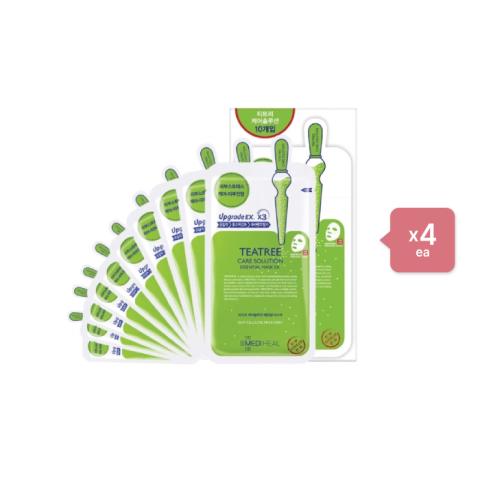 Mediheal Teatree Care Solution Essential Mask EX - 10pc (4ea) Set Mediheal Teatree Care Solution Essential Mask EX - 10pc (4ea) Set