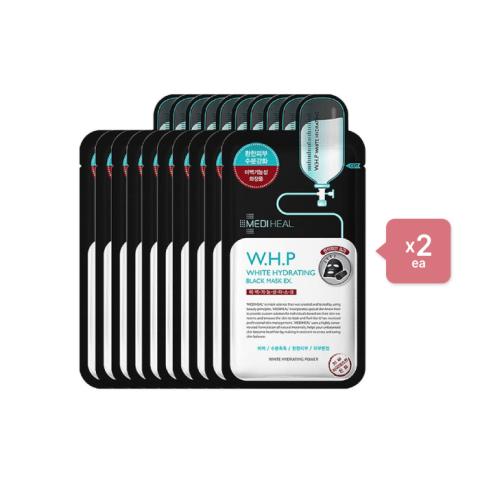 Mediheal - W.H.P White Hydrating Black Mask EX - 10pcs (2ea) Set Mediheal - W.H.P White Hydrating Black Mask EX - 10pcs (2ea) Set