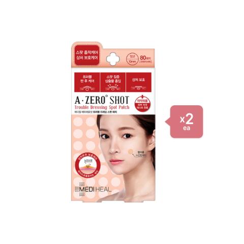 Mediheal A-zero Shot Trouble Dressing Spot Patch - 80pcs (2ea) Set